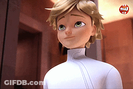 A Close Up Of A Cartoon Character With A Tv U Logo In The Corner GIF