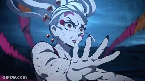 A Close Up Of A Cartoon Character With A Very Angry Look On Her Face GIF