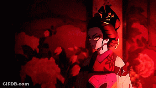 A Close Up Of A Cartoon Character With A Very Angry Look On Her Face GIF