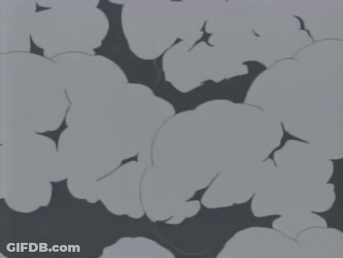 A Close Up Of A Cartoon Character With Her Eyes Closed . GIF