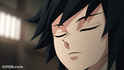 A Close Up Of A Cartoon Character With His Eyes Closed GIF