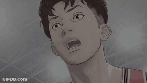 A Close Up Of A Cartoon Character With His Mouth Open GIF