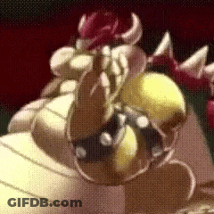 A Close Up Of A Cartoon Character With Horns And A Crown On His Head . GIF