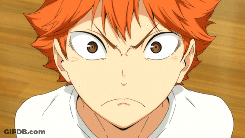 A Close Up Of A Cartoon Character With Orange Hair And Brown Eyes GIF