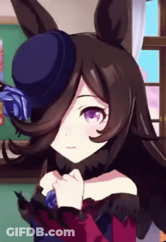 A Close Up Of A Cartoon Character With Purple Eyes GIF