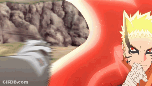 A Close Up Of A Cartoon Character With Red Eyes And Yellow Hair GIF