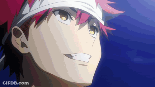 A Close Up Of A Cartoon Character With Red Hair GIF