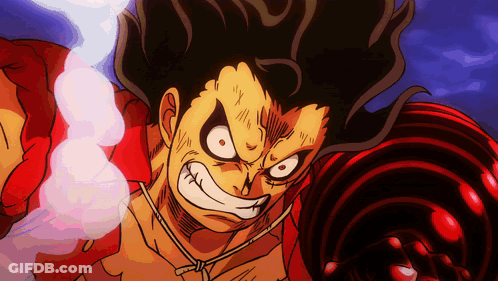 A Close Up Of A Cartoon Character With Smoke Coming Out Of His Mouth GIF