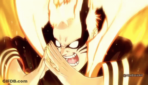 A Close Up Of A Cartoon Character With The Name Alexbocioart On The Bottom Right GIF