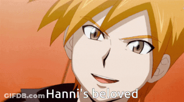 Cartoon Character With Words Hannis Beloved GIF