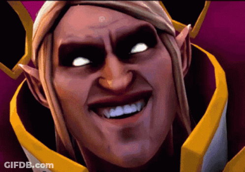 A Close Up Of A Cartoon Character With White Eyes GIF