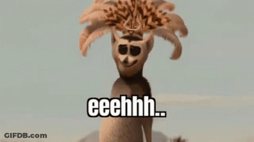 A Close Up Of A Cartoon Elephant 'S Face With A Squirrel On Top Of It . GIF