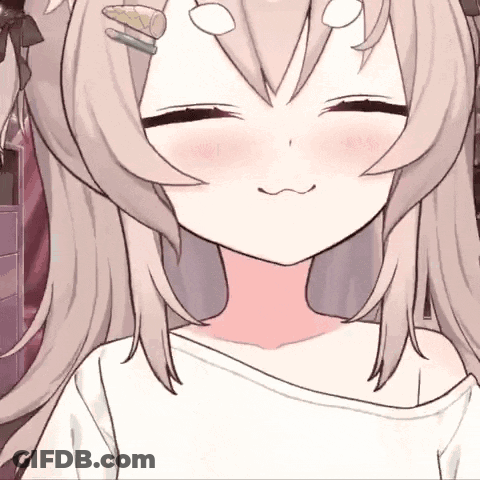 A Close Up Of A Cartoon Girl With Long Hair Making A Funny Face . GIF