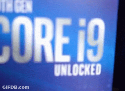 A Close Up Of A Computer Screen With The Words Core 19 Unlocked On It GIF