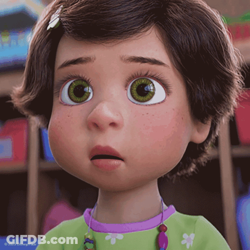 A Close Up Of A Disney Pixar Cartoon Character GIF