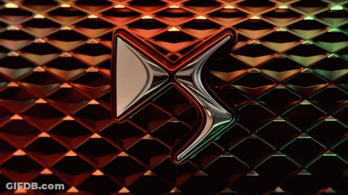 A Close Up Of A Ds Logo On A Red And Green Colored Background GIF