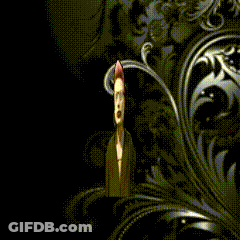 A Close Up Of A Floral Pattern With A Red Line GIF