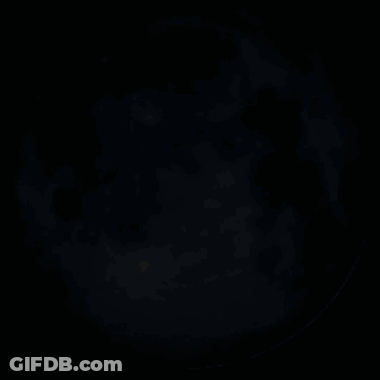 A Close Up Of A Full Moon With A Dark Background GIF