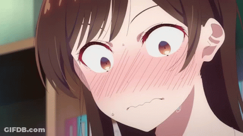 A Close Up Of A Girl Making A Face GIF