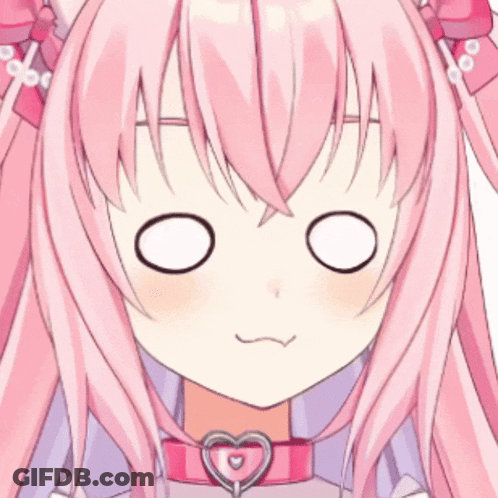 A Close Up Of A Girl 'S Face With A Heart Necklace Around Her Neck GIF