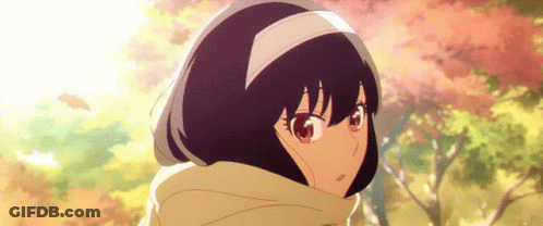 A Close Up Of A Girl 'S Face With A Hood On Her Head GIF
