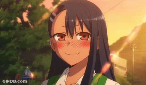 A Close Up Of A Girl 'S Face With A Sign In The Background That Says ' A ' GIF