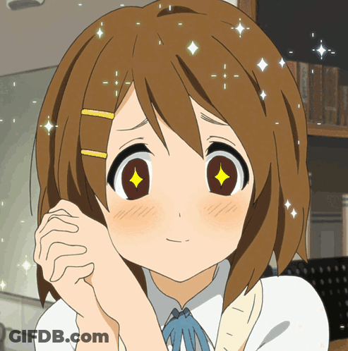 A Close Up Of A Girl 'S Face With A Star In Her Eye GIF