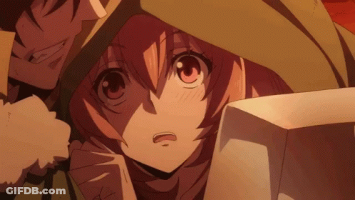 A Close Up Of A Girl 'S Face With A Surprised Expression GIF