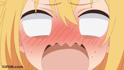A Close Up Of A Girl 'S Face With A Tear Coming Out Of Her Eye GIF