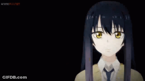 A Close Up Of A Girl 'S Face With Animeflv.net In The Upper Left Corner GIF