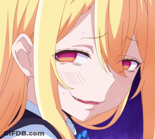 A Close Up Of A Girl 'S Face With Red Eyes GIF