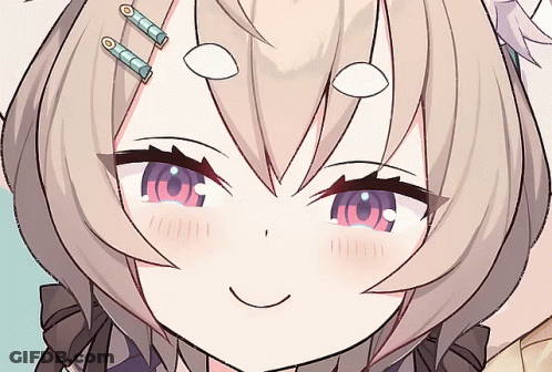 A Close Up Of A Girl 'S Face With Red Eyes GIF