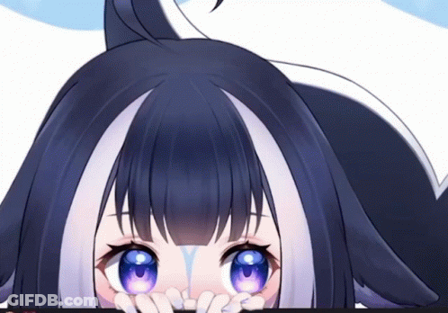A Close Up Of A Girl 'S Face With The Letter Y Visible GIF