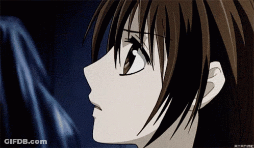 A Close Up Of A Girl 'S Face With The Words Ryanime Written Below It GIF
