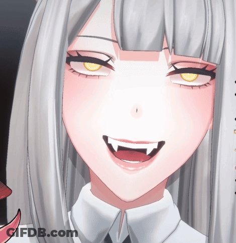 A Close Up Of A Girl 'S Face With Yellow Eyes GIF