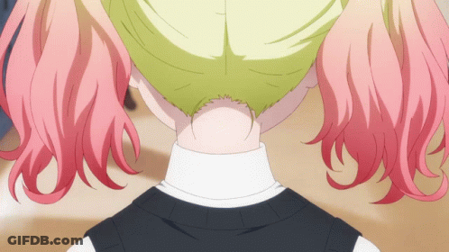 A Close Up Of A Girl 'S Neck And Hair GIF