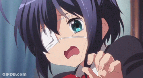 A Close Up Of A Girl With A Bandage On Her Left Eye GIF