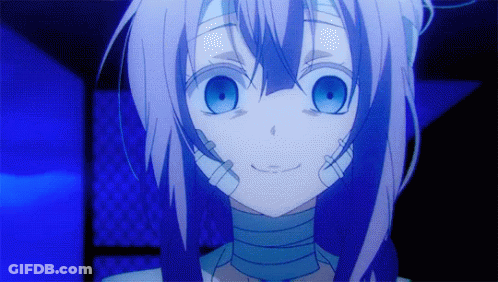 A Close Up Of A Girl With A Bandage On Her Neck GIF