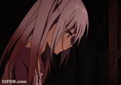 A Close Up Of A Girl With A Skull In Her Eye GIF
