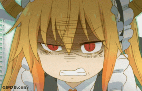 A Close Up Of A Girl With A Very Angry Face GIF