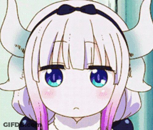 A Close Up Of A Girl With Horns And A Bow On Her Head . GIF