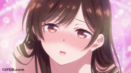 A Close Up Of A Girl With Long Hair Making A Funny Face GIF
