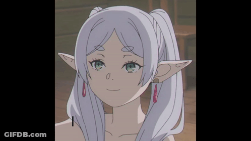 A Close Up Of A Girl With Ponytails And Earrings GIF