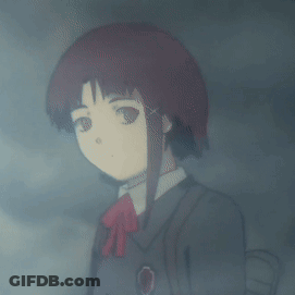 A Close Up Of A Girl With Red Hair And A Red Bow GIF