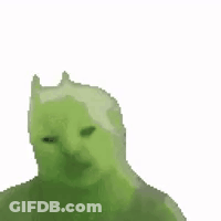 A Close Up Of A Green Frog On A White Background With Its Arms Outstretched . GIF