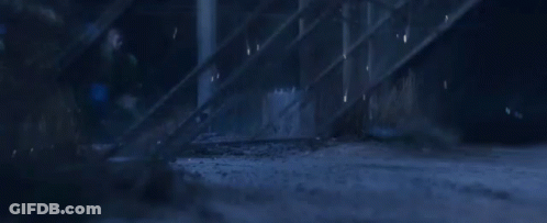 A Close Up Of A Hose Spraying Water On A Concrete Surface . GIF