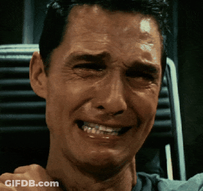 A Close Up Of A Man Crying With His Eyes Closed GIF