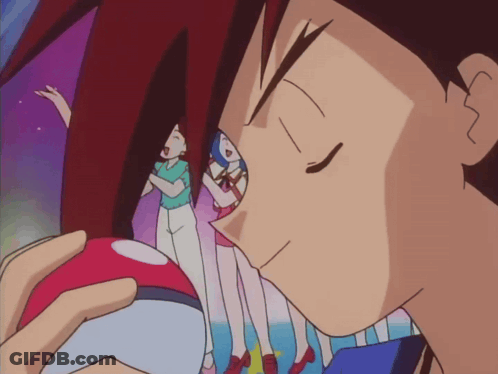 Man Holding Red Ball Close Up GIF