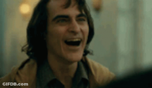 Close Up Man Laughing Wide Open GIF