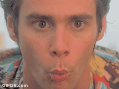 Close Up Of Man Making Lip Face GIF